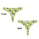 thumbnail image 3 of Balery Corn Cob Tangas de Algodón para Mujer con Estampado – Ropa Interior Sexy, Transpirable, G-string-3X-Large, 3 of 6