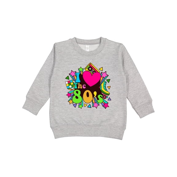 Inktastic I Love the 80's Toddler Sweatshirt