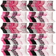 thumbnail image 2 of Yacht & Smith 60 Pair of Women Fuzzy Socks Crew Socks, Warm Butter Soft (9-11) (60 Pairs Gripper Pink Breast Cancer Awareness), 2 of 7