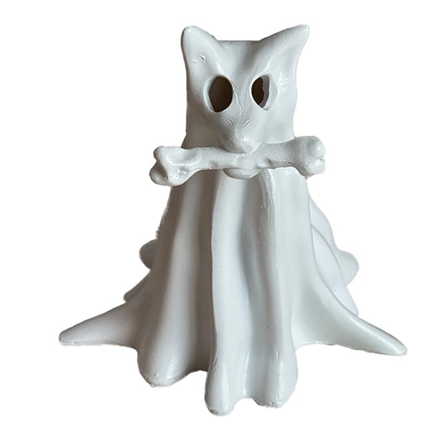 Modern Home Decor, Halloween Ceramic Candle Holder White Decorative Tea Light Holder