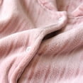 thumbnail image 4 of Women Long Sleeve Plush Jacket Fuzzy Fleece Pajama Tops Stand Collar Button Down Sleepwear Warm Winter Coat, 4 of 5