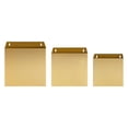 thumbnail image 2 of Kate and Laurel Domio Modern Hanging Wall Pocket Planter Shelves, Set of 3, Gold, Chic Metal Hanging Pots for Wall, 2 of 8
