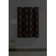 thumbnail image 5 of Mainstays Room Darkening Grommet Curtain Panel Pair, Set of 2, Medallion Burgundy, 30"W x 63"L, 5 of 6