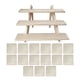 thumbnail image 2 of Manicura de madera que muestra el estante del soporte 3 para las figuras Desmontable Durable, 2 of 9