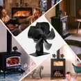 thumbnail image 4 of Fireplace Thermodynamic Fireplace Fan Silent Six Blade Warmth Fan Home Winter Warmth Distribution ,Ultra-Quiet Motor Operating, 4 of 6