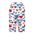 thumbnail image 5 of LEBONYARD Shorts for Women Plus Size,Women's Shorts with Unique Designs,Women Shorts Casual Pants Straight Leg Drawstring Elastic Waist Loose Comfy Pants with Pockets White S, 5 of 5