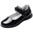 thumbnail image 2 of Girls PU School Uniform Dress Shoes Black Mary Jane Shoes Oxford Shoes for Girls (A_OTHER3 7-8 Years), 2 of 4