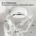 Kidde Hardwired Smoke & Carbon Monoxide Detector with LED Light & AA Battery Backup