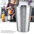 thumbnail image 2 of Dekaim Stainless Steel Cup, Nordic Style Freshness 304 Stainless Steel Juice Coffee Mug Cup, 2 of 7