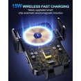 thumbnail image 3 of MHSIOAP-Wireless Car Charger, Phone Holders for Your Car 15W Fast Charging Auto Clamping, Air Vent Car Phone Mount for iPhone 17 16 15 14 13 Mini Pro Max XR, Samsung Galaxy S25 Ultra S24 S23 S22 S21, 3 of 3