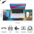 thumbnail image 5 of Superior Galaxy Gaming Mouse Pad - Large 31.5x11.8 inch, Non-Slip Desk Mat with Durable Stitched Edges - Perfect for Keyboard & Mouse Gaming Control, 5 of 7