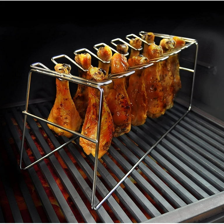 Tandoori Oven Chicken Leg Rack Stainless Steel Vertical Grill