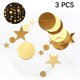 thumbnail image 2 of Twinkle Little Star Party Guirnaldas Brillo Colgante Luna Estrellas Decoraciones Niños Cumpleaños Bday Baby Shower Boda Ramadán EID Graduación Suministros para fiestas Vhermosa 221135-1, 2 of 6