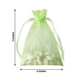 thumbnail image 3 of Efavormart 10PCS MINT Organza Gift Bag Drawstring Pouch Wedding Favors Bridal Shower Treat Jewelry Bags - 5"x7", 3 of 10