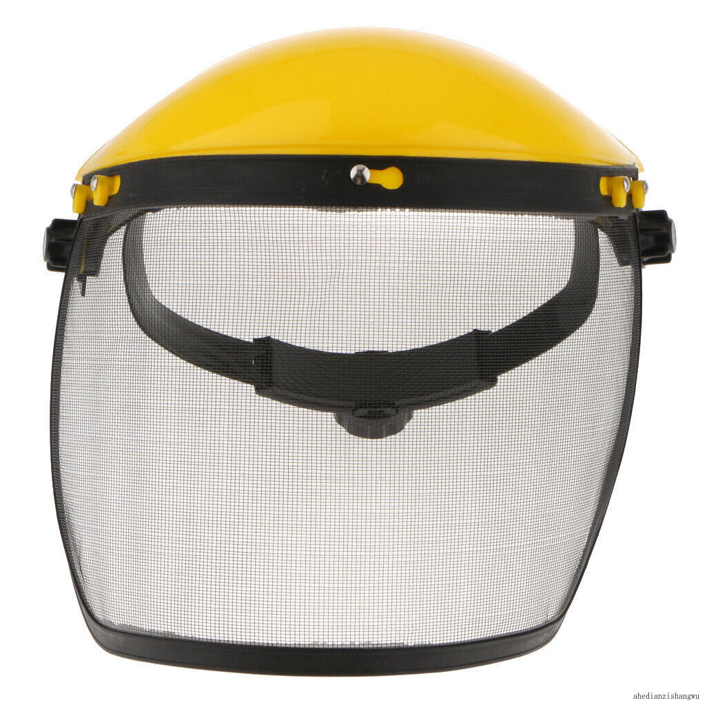Steel Mesh Face Shield With Adjustable Mesh Visor For Weeding Sawing