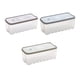 thumbnail image 3 of Yuarrent Caja de almacenamiento para refrigerador con tapa, organizador apilable, cajas lavables, escurridor ahorrador de espacio, suministros para Almacenamiento y organización del hogar Caqui Yuarrent HA079837-01, 3 of 6