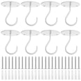 thumbnail image 2 of soportes para barra de armario, soportes para colgar en el techo, soportes para barra de cortina, soportes para barra de montaje en pared de metal resistente, soportes para barra multiusos para varill, 2 of 6