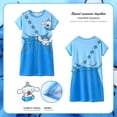 thumbnail image 4 of baoli10 (105-115 cm) Summer Kawaii Sanrioed Cinnamoroll Girl Pijamas Anime Cartoon Mymelody Kuromi Niños Ropa de dormir Ropa para el hogar Lindo vestido para niños esquí esquí Gafas de esquí, 4 of 4
