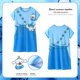 thumbnail image 4 of cinnamoroll12 (115-125 cm) Verano Kawaii Sanrioed Cinnamoroll Chica Pijamas Anime Dibujos animados Mymelody Kuromi Niños Ropa de dormir Ropa para el hogar Lindo vestido para niños esquí esquí Gafas de esquí, 4 of 4