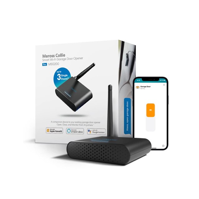 Abridor Inteligente de Puerta de Garaje Meross MSG200 Wi-Fi para 3 Puertas