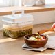 thumbnail image 4 of Pickle Vegetable Jar Transparent Storage Jar Pickle Sealed Jar with Sealing Lid, 4 of 5