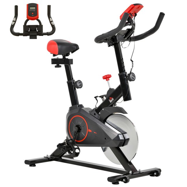 CoSoTower Vélo d'Exercice Vertical, Vélo Stationnaire à Résistance Magnétique avec Écran LCD, Vélo de Cyclisme Intérieur pour la Maison avec Résistance Réglable, Coussin de Siège Confortable