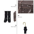 thumbnail image 2 of Shisuyan Pretend Play House Set Mini House Travel Set Black 1 Set, 2 of 8