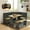 Blak, variant on Meeyar Breakfast Nook Corner Dining Table Set with Storage, Modern Reversible Indoor Kitchen Table with Bench Seats 3-5, Blak