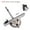Silver, variant on Woodworking Table Saw Adjustable Angle Ruler Miter Gauge with Track Stop Backer A