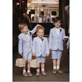 thumbnail image 5 of Shorts Suit for Boys 2 Piece Slim Fit Summer Suits Kids Tuxedos Outfits Blazer Shorts Set for Beach Wedding, 5 of 6