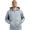 Lt Gray, variant on Men Fleece Full Zip Hoodie Jacket White 2X-Large