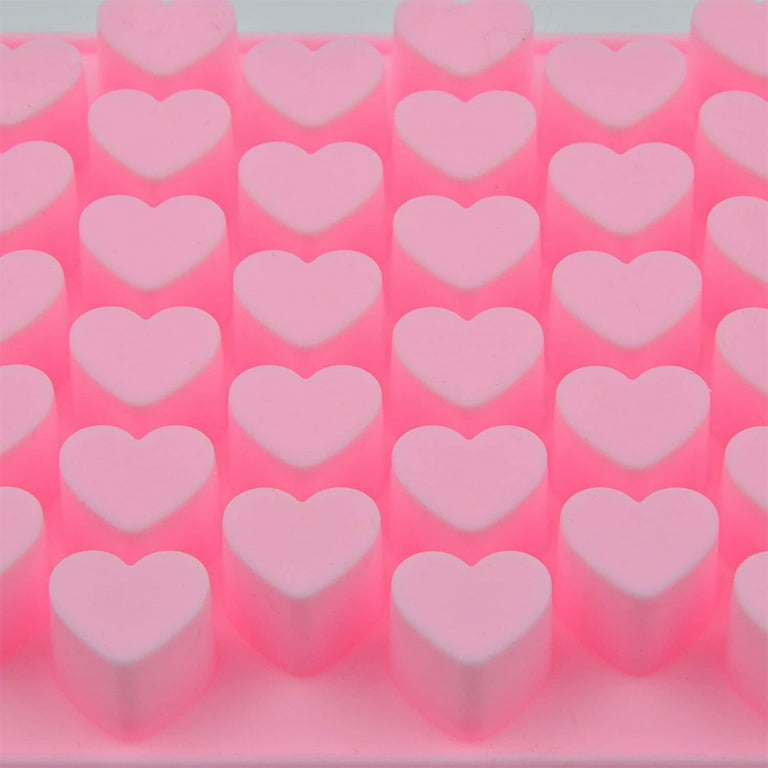 2 Pack Silicone Mini Heart Molds with 2 Droppers Ice Cube Heart Molds Gummy  Heart Molds