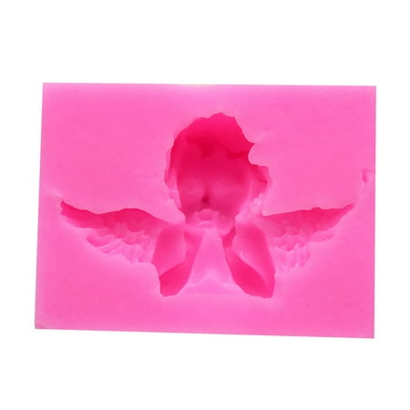 - Mini Angel Shape Fondant Cake Silicone Mold Cookie Ice Cream Biscuits Candy Chocolate Mould Baking Cake Decoration Tools