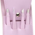 thumbnail image 4 of Herramientas de maquillaje Yinane Pinzas para cejas Conjunto rosa, 4 of 4