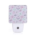 thumbnail image 1 of Balery Purple Butterfly Luz Nocturna LED con Sensor Automático, Enchufe con Sensor Crepuscular, Luz Suave de 0.5W para Dormitorio, Pasillo, Baño-UK, 1 of 7