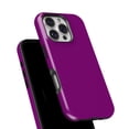 thumbnail image 6 of DesignSkinz Scratch-Resistant Hard Slim Case Compatible with iPhone SE Gen 2/3 (Compatible with MagSafe) - Solid Dark Purple, 6 of 9