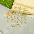 thumbnail image 6 of Stainless Steel Nose Studs 23pcs Set Metallic Tones Jewelry, 6 of 9