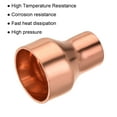 thumbnail image 4 of Uxcell Copper Reducing Coupling Fitting Straight with Sweat End, for Refrigeration Adapter 1/2 x 7/8 inch, 4 of 5