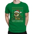 thumbnail image 2 of Festive Capybara Christmas Sweater Men's T-shirt, 2 of 3