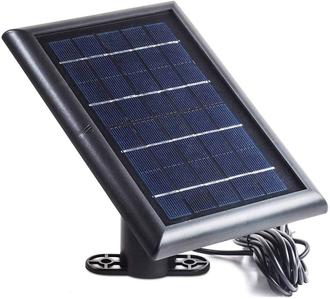 Wasserstein Solar Panel Compatible with Arlo Ultra/Ultra 2, Arlo Pro 3/Pro 4 and Arlo Floodlight ONLY with 13.1ft Cable (2 Pack, Black) - Camera Not Included