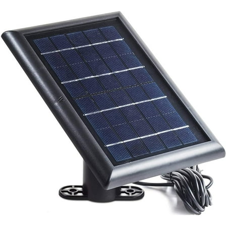 Wasserstein - Solar Panel for Arlo Ultra 2 and Arlo Pro 4 Surveillance Cameras (3-Pack) - Black