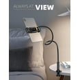 thumbnail image 2 of Gooseneck Tablet Mount Holder For Bed - Flexible Tablet Arm Clamp For Bed Compatible - Black, 2 of 3