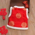thumbnail image 5 of URMAGIC Girl Vest Coat Fleece Quilted Chinese New Year Kids Outfits Traditional Tang Tank Tops 1-7 Years, 5 of 11