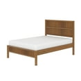 thumbnail image 4 of Sera Fluted Full Bed, Pecan, 4 of 8