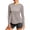 Z1-Gray-sun shirts for women, variant on UPF 50+ Long Sleeve Tops Women Crew Neck Quick Dry Sun Shirt UV Protection Loose Fit Tunics Solid Summer Activewear Rashguard