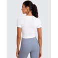 thumbnail image 2 of Remera CRZ YOGA sin costuras corta de manga corta blanca talle M, 2 of 5