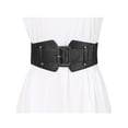thumbnail image 4 of INSPIRE CHIC Women's Wide Elastic Waist Belt Chunky Buckle Stretchy Belts, 4 of 4