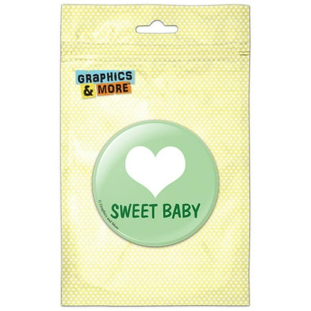 

Sweet Baby Green Shower Refrigerator Button Magnet