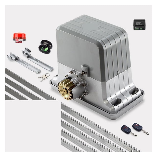 Heavy Duty Automatic Electric Sliding Gate Door Motor Engine Opener With 4m Racks (remotr Control QTY/sensor/button Optional) ,Easy to Install