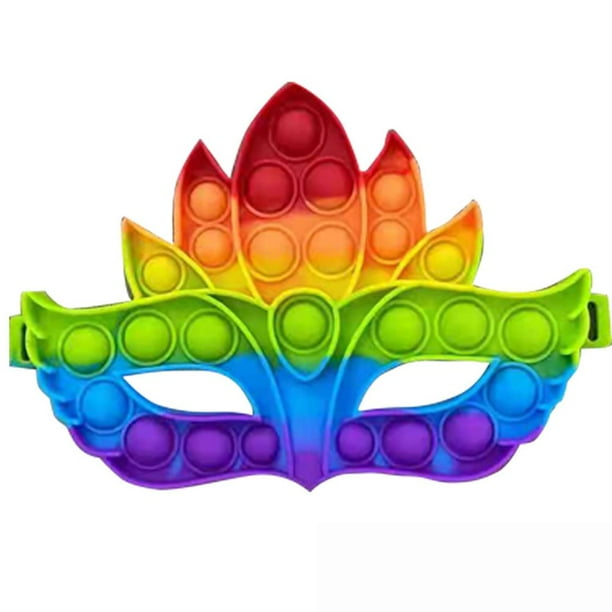Push Bubble Party Face Cover Silicona Descompresión Juguete Extrusión Burbuja Juguete Para Niños Yuarrent FN007391-04